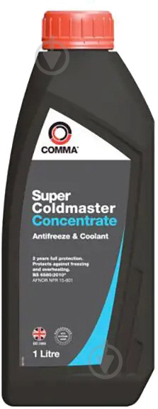 Антифриз COMMA SUPER COLDM.ANTIFR. 1L від -35 до +108 1 л синій - фото 1