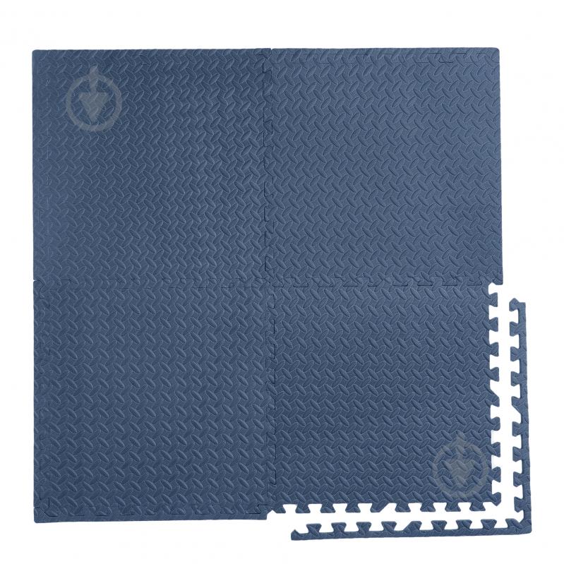 Коврик Cornix 120x120x1 cм Mat Puzzle EVA XR-0239 Navy Blue голубой - фото 7