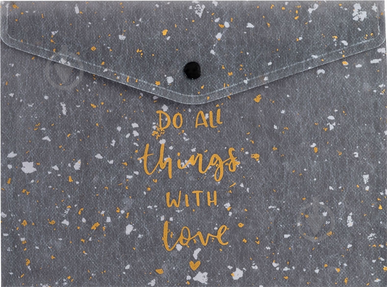 Папка zip-lock А4+ Shade Gray Axent - фото 1