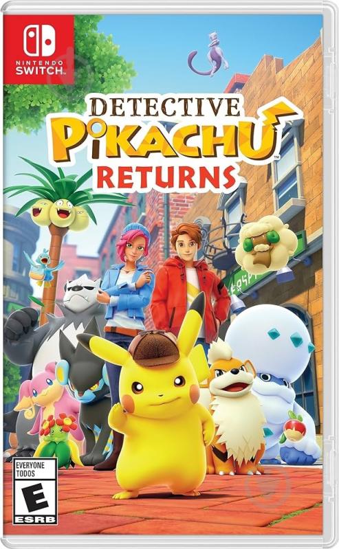 Игра NINTENDO Switch Detective Pikachu Returns картридж (45496479626) - фото 1 Игра NINTENDO Switch Detective Pikachu Returns картридж (45496479626) - фото 1
