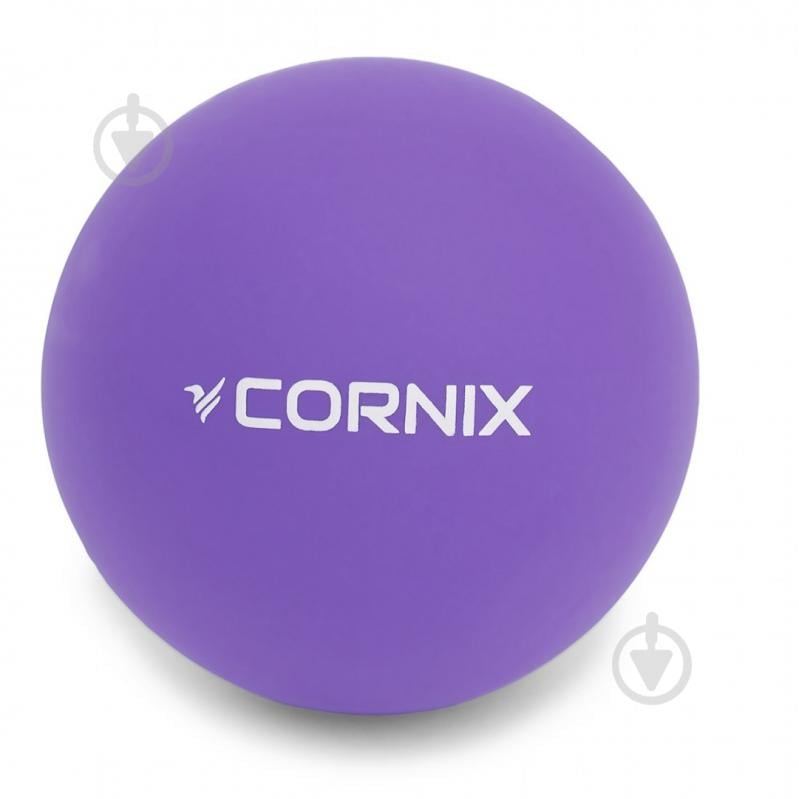 Мяч массажный Cornix Lacrosse Ball 6.3 см XR-0119 Purple - фото 1