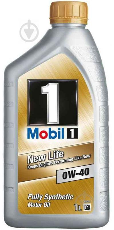 Моторне мастило Mobil New Life 0W-40 1 л (MOBIL 1-1) - фото 1