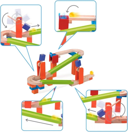 Конструктор деревянный Wonderworld TRIX TRACK Супер сила WW-7011 - фото 2