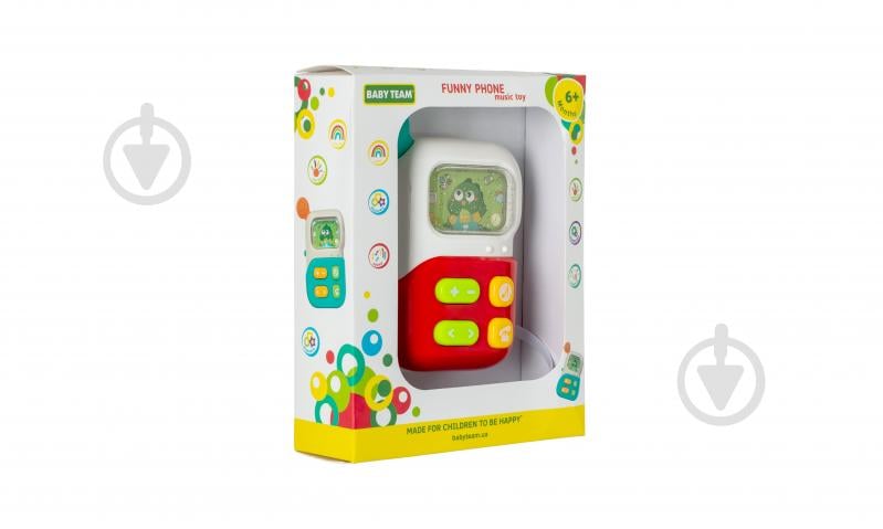 Іграшка музична Baby Team Веселий телефон 8655 - фото 4 Іграшка музична Baby Team Веселий телефон 8655 - фото 4