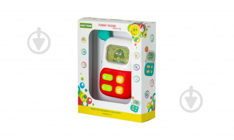 Іграшка музична Baby Team Веселий телефон 8655 - фото 5 Іграшка музична Baby Team Веселий телефон 8655 - фото 5