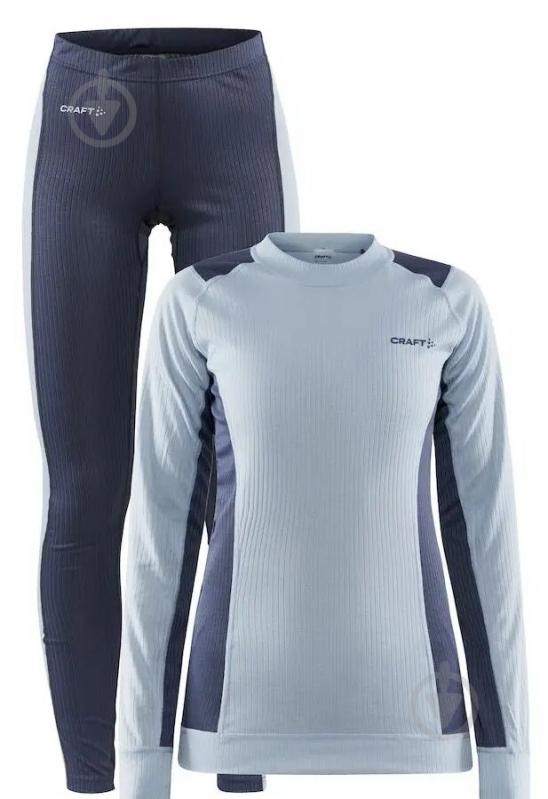 Комплект термобелья Craft CORE DRY BASELAYER SET W 1909706-300909 р.S серый - фото 1