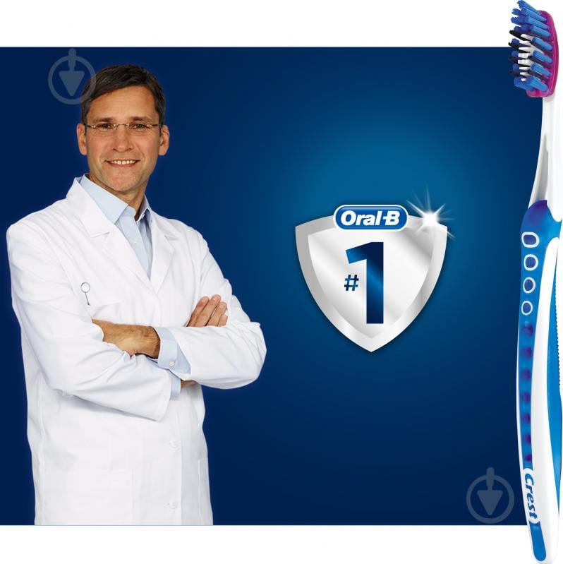 Зубная щетка Oral-B 3D White Lux Pro-Flex средней жесткости 1 шт. - фото 2