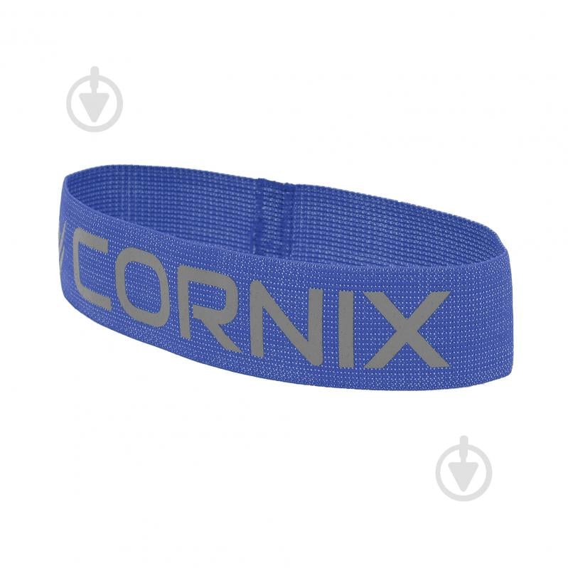 Резинка для фитнеса Cornix из ткани Loop Band 11-14 кг XR-0139 синий - фото 2