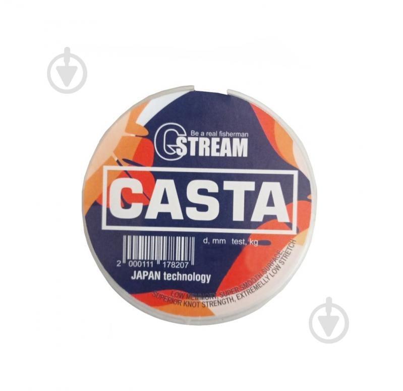 Леска G.Stream прозрачная CASTA 150 м 0,18 мм 2,86 кг - фото 1