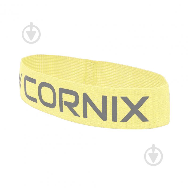 Резинка для фітнесу Cornix із тканини Cornix Loop Band 2-5 кг XR-0136 жовтий - фото 2