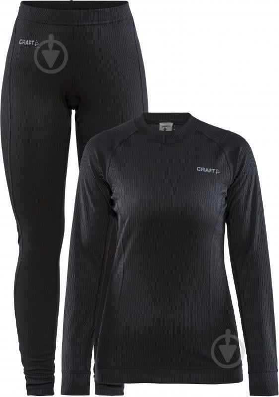 Комплект термобелья Craft CORE DRY BASELAYER SET W 1909706-999000 р.S черный - фото 10 Комплект термобелья Craft CORE DRY BASELAYER SET W 1909706-999000 р.S черный - фото 10