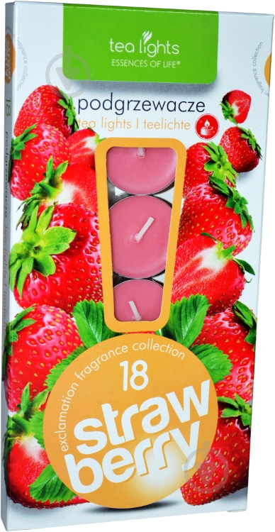 Свеча ароматическая Pako-If Клубника 18 шт. - фото 1