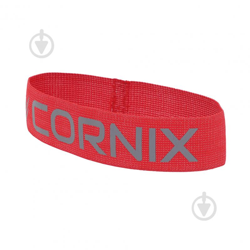 Резинка для фитнеса Cornix из ткани Loop Band 5-7 кг XR-0137 XR-0137 красный - фото 2