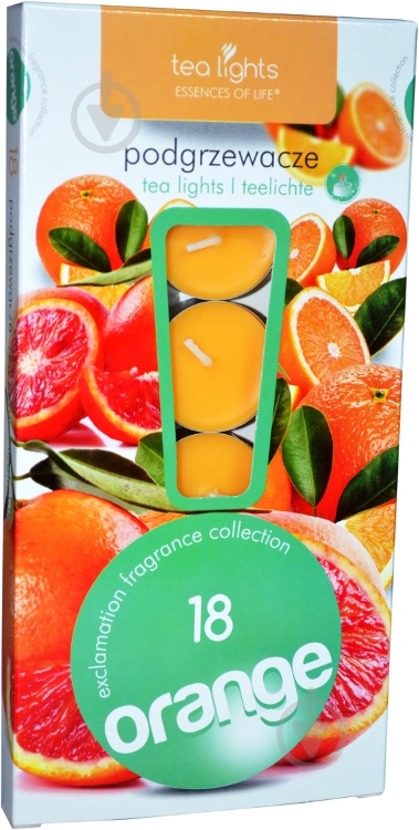 Свеча Апельсин 18 шт. Admit - фото 1