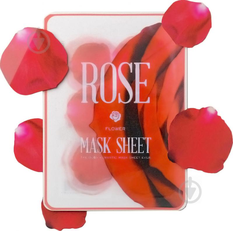 Маска для обличчя Kocostar Slice Mask Sheet Rose 20 мл 12 шт. - фото 2