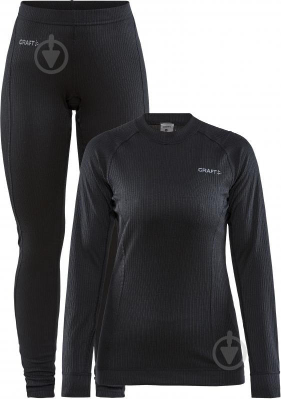 Комплект термобелья Craft CORE DRY BASELAYER SET W 1909706-999000 р.L черный - фото 10