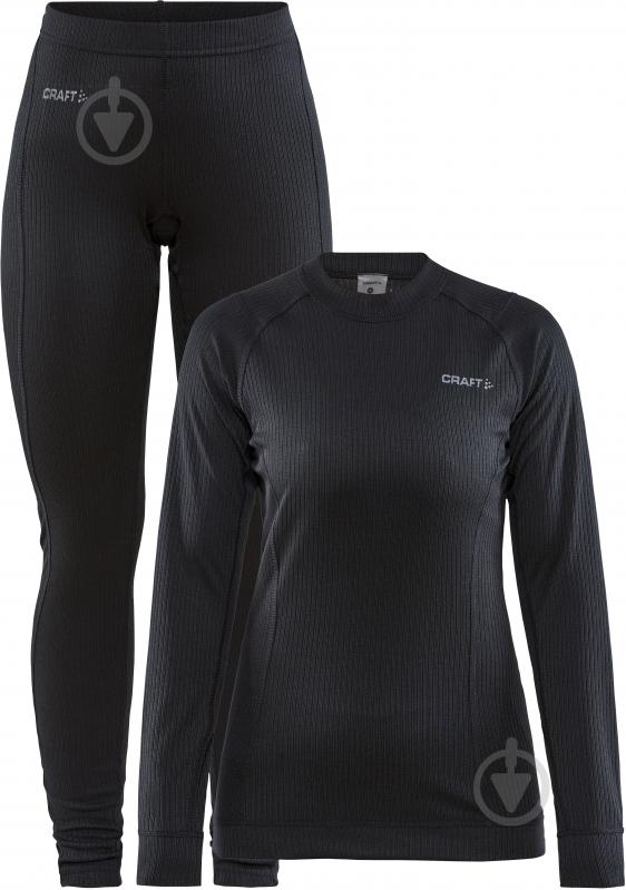 Комплект термобілизни Craft CORE DRY BASELAYER SET W 1909706-999000 р.XL чорний - фото 10