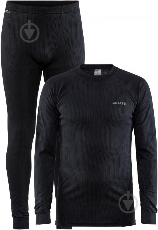 Комплект термобелья Craft CORE DRY BASELAYER SET M 1909707-999000 р.S черный - фото 10