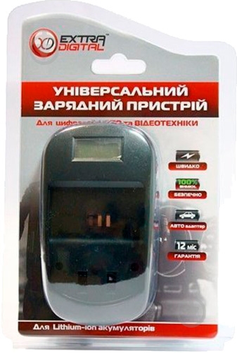 Зарядное устройство EXTRADIGITAL DC-100 для Casio NP-30 LCD (DV0LCD2052) - фото 4