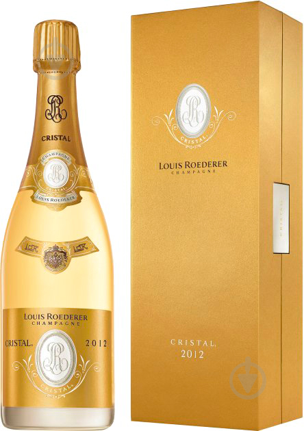 Вино игристое Louis Roederer белое брют Cristal 2012 0,75 л - фото 1