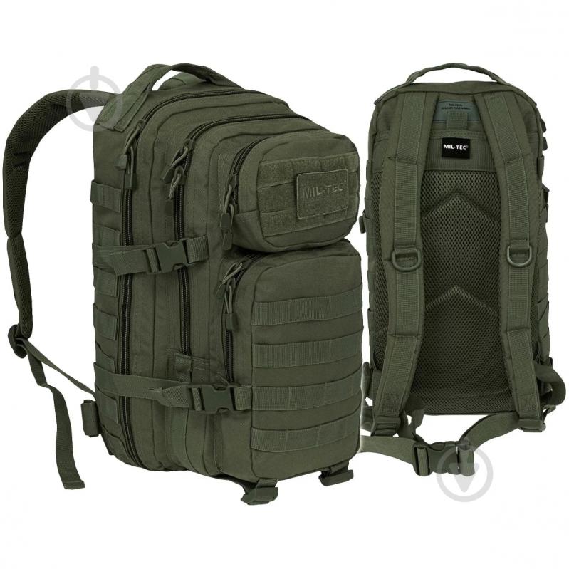 Рюкзак тактический Mil-Tec Assault S 20 л OLIVE 14002001 - фото 2