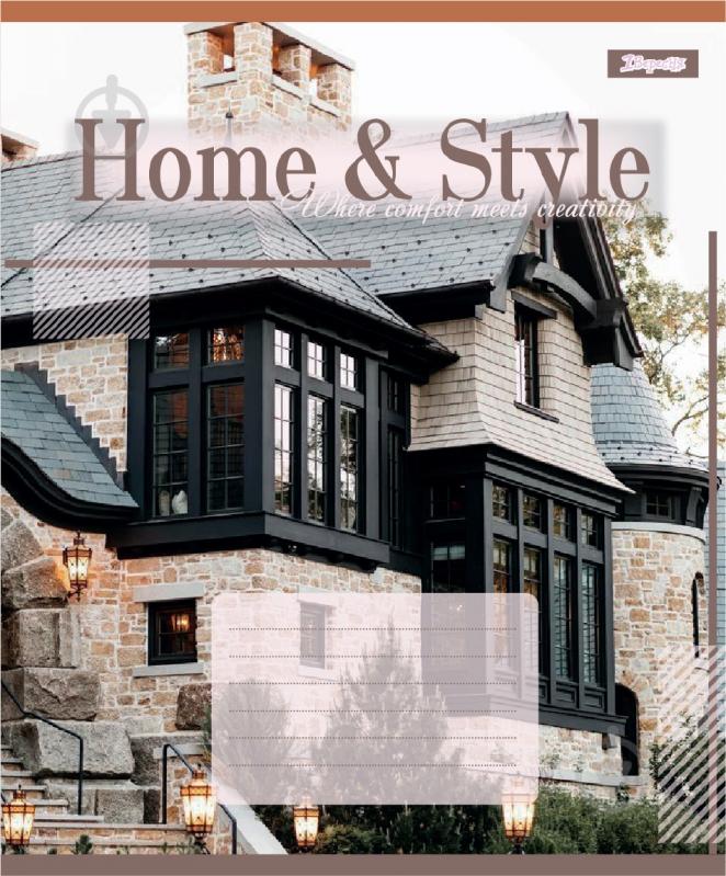 Зошит шкільний Home & Style 36 аркушів у клітинку 1 вересня - фото 4