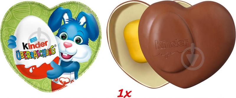 Яйцо шоколадное Kinder Heart Surprise 53 г - фото 5 Яйцо шоколадное Kinder Heart Surprise 53 г - фото 5