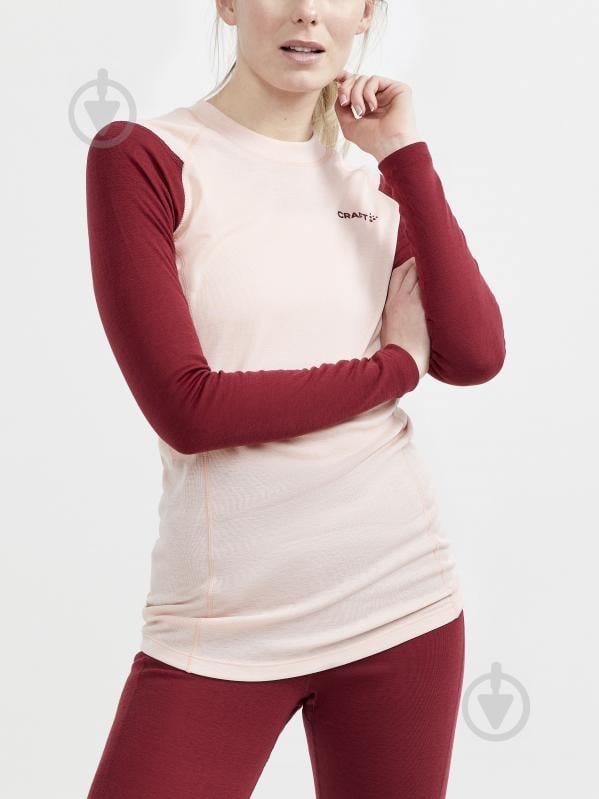 Комплект термобелья Craft CORE WARM BASELAYER SET W 1909708-488718 р.XS красный - фото 2