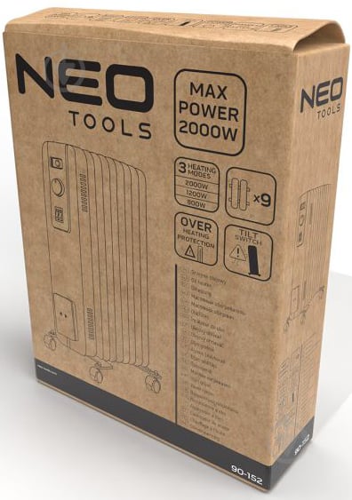 Масляный обогреватель NEO tools 90-152 - фото 7