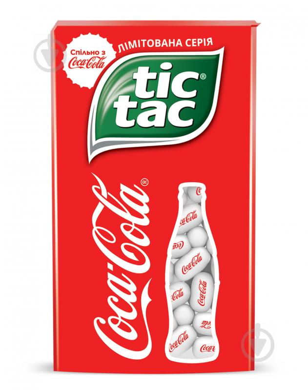 Драже TIC TAC зі смаком Coca-Cola 49 г - фото 1