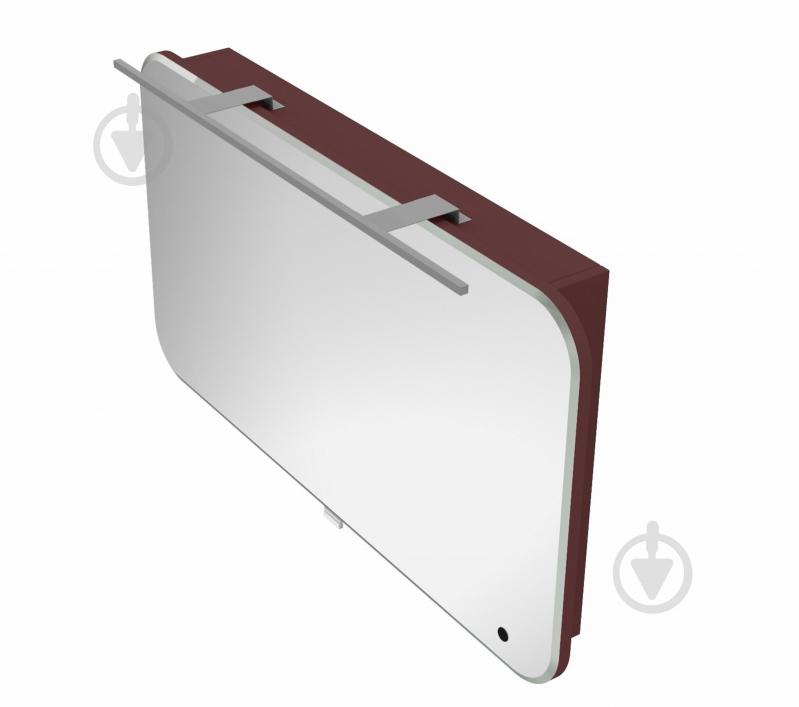 Зеркальный шкаф Botticelli "Velluto-100" бордовый - фото 1