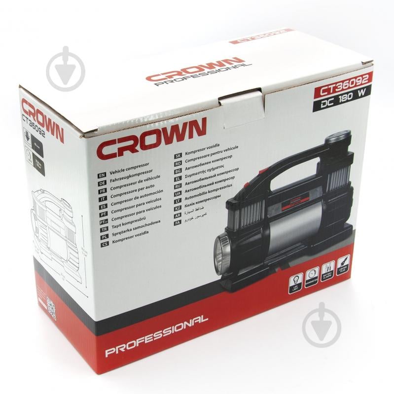 Компресcор автомобильный Crown CT36092 - фото 7 Компресcор автомобильный Crown CT36092 - фото 7