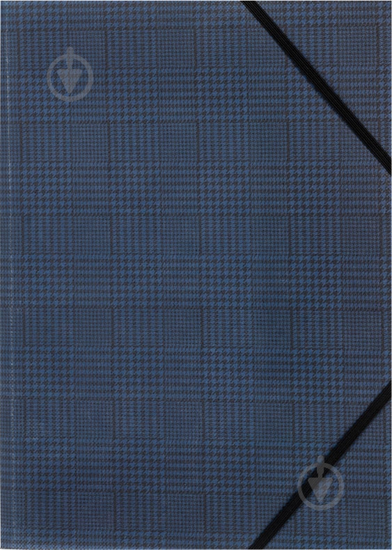 Папка на резинці А4+ Tartan Blue Axent - фото 1