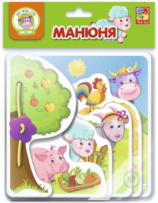 Гра настільна Vladi Toys Манюня. Ферма VT2222-04 - фото 1