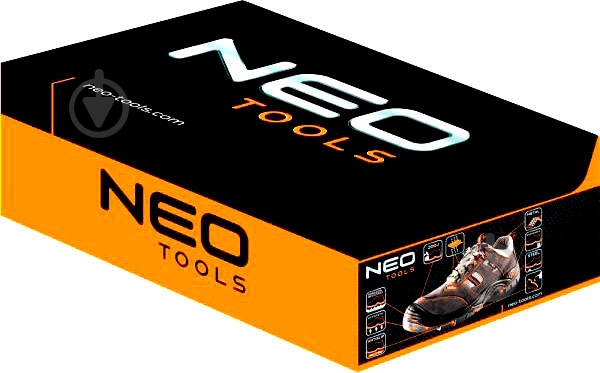 Напівчеревики робочі NEO tools S1P SRC з металевим підноском р.45 82-036 темно-сірий - фото 3