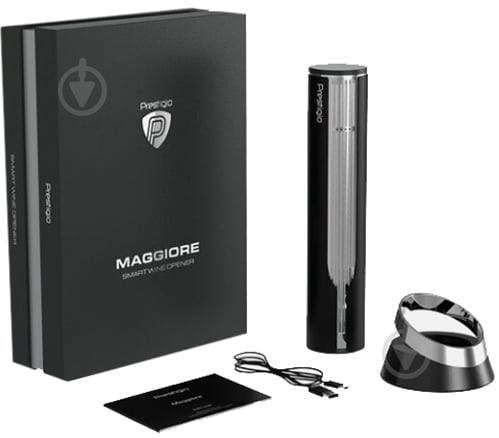 Штопор электрический Prestigio Maggiore Smart Wine Opener Silver (PWO104SL) - фото 5