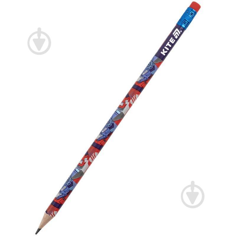 Олівець графітний із гумкою TF25-056 KITE - фото 1 Олівець графітний із гумкою TF25-056 KITE - фото 1
