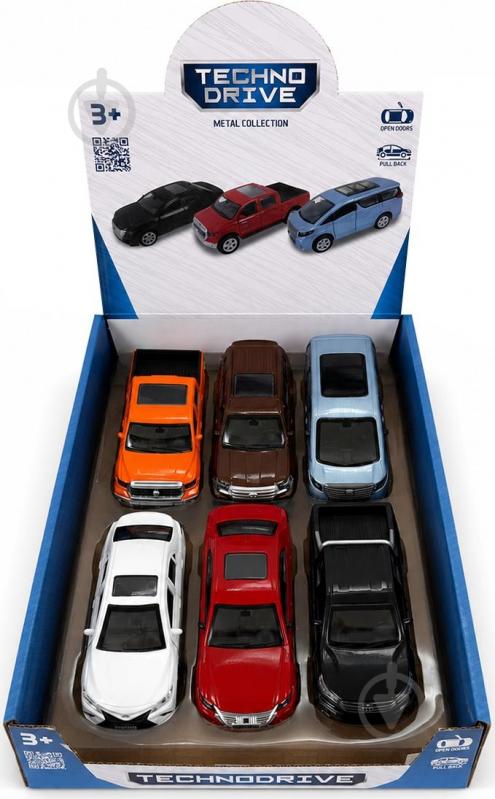Автомодель TechnoDrive Toyota S3 в ассортименте KM250250S3 - фото 8