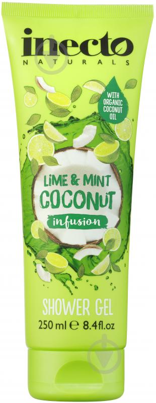 Гель для душу Inecto Lime and Mint Coconut 250 мл - фото 1