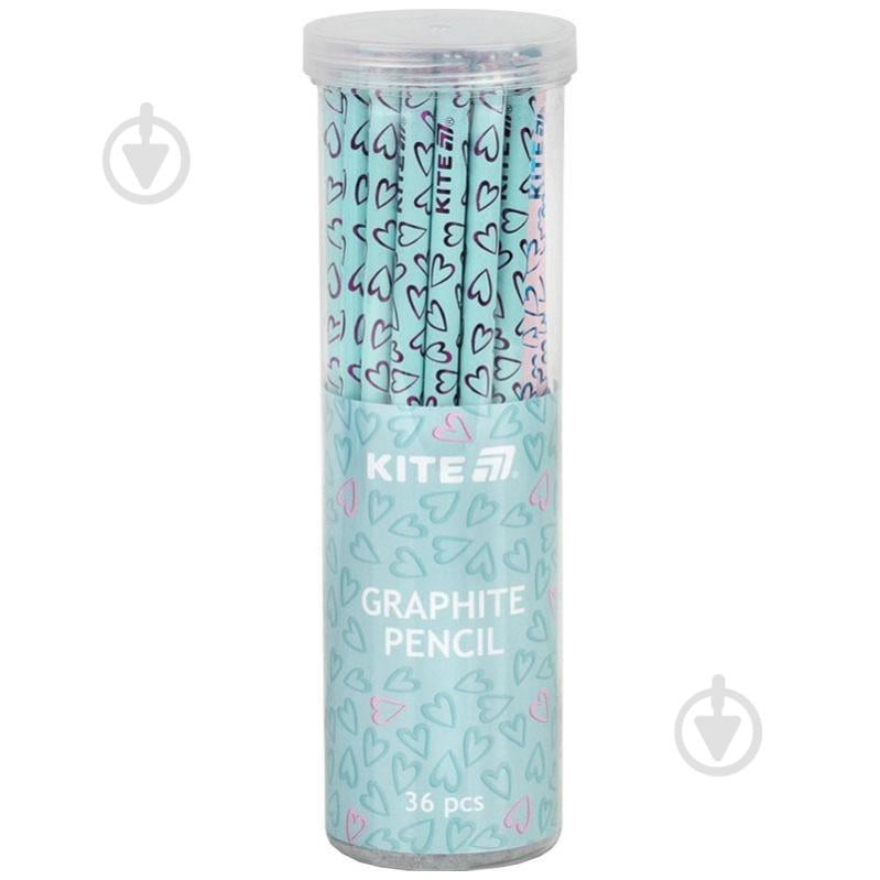Карандаш графитный с кристаллом Hearts K25-059-1 KITE - фото 2 Карандаш графитный с кристаллом Hearts K25-059-1 KITE - фото 2