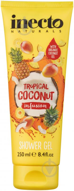 Гель для душу Inecto Tropical Coconut 250 мл - фото 1