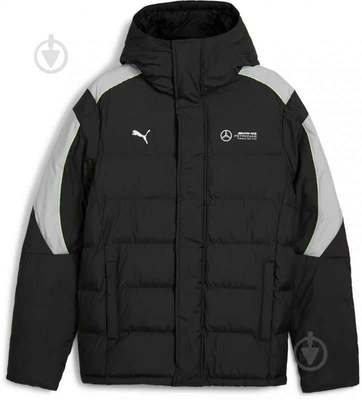 Пуховик чоловічий зимовий Puma MAPF1 MT7+ ECOLITE PADDED JACKET 62731501 р.2XL чорний - фото 1