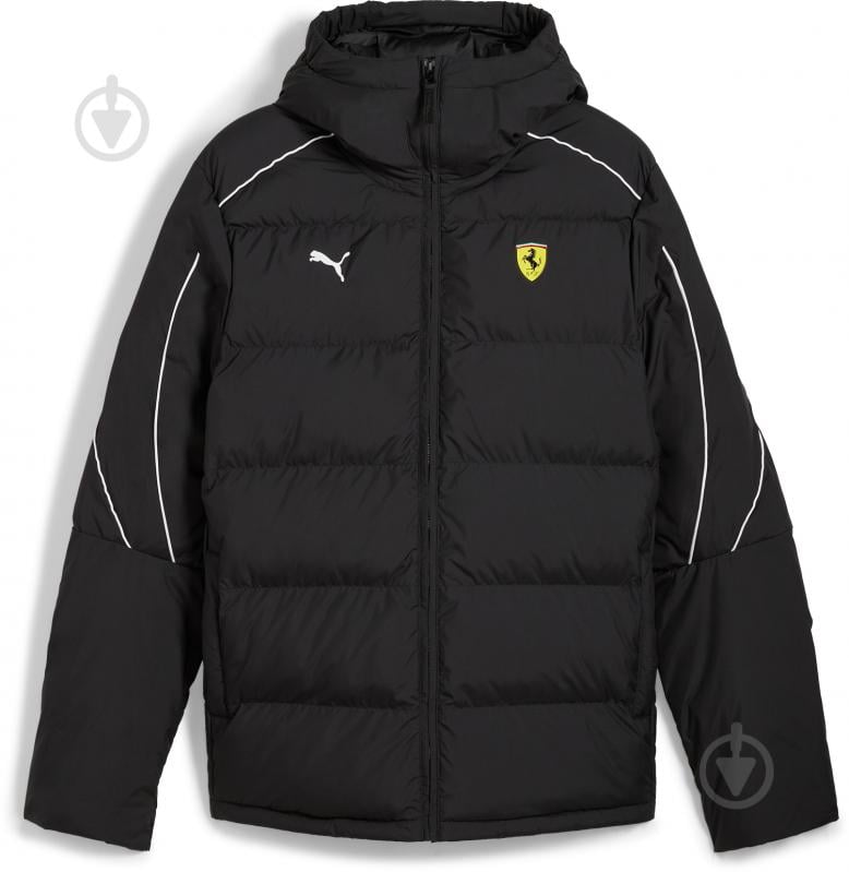 Куртка чоловіча зимова Puma FERRARI RACE MT7+ ECOLITE JACKET 62704101 р.2XL чорна - фото 1