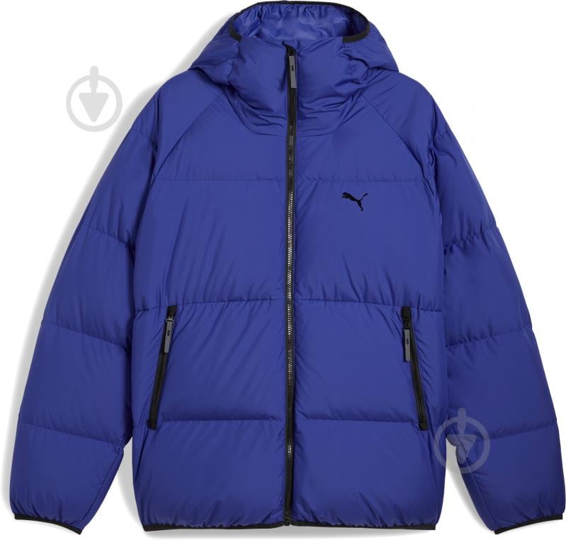 Куртка чоловіча зимова Puma DOWN PUFFER JACKET 62647627 р.S синя - фото 1