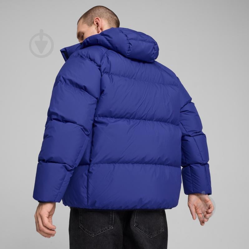 Куртка чоловіча зимова Puma DOWN PUFFER JACKET 62647627 р.S синя - фото 6