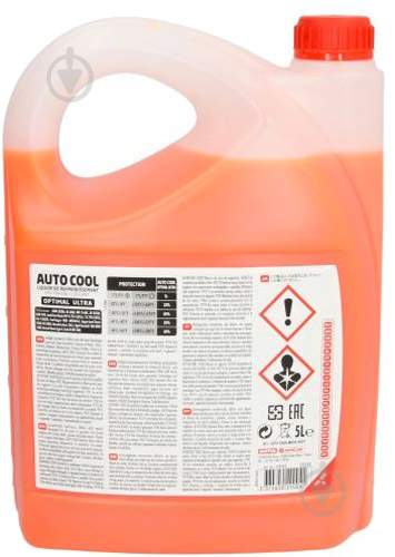 Антифриз Motul A-C OPTIMAL ULTRA 5L 5 л оранжевый - фото 2