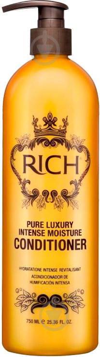 Кондиционер RICH International Pure Luxury Intense Moisture для интенсивного увлажнения волос 750 мл - фото 1