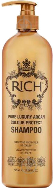 Шампунь RICH International Pure Luxury Argan сохраняющий цвет 750 мл - фото 1