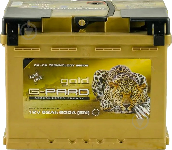 Аккумулятор автомобильный G-Pard Gold 62Ah 600A 12V «+» слева (TRC062-G01) - фото 1