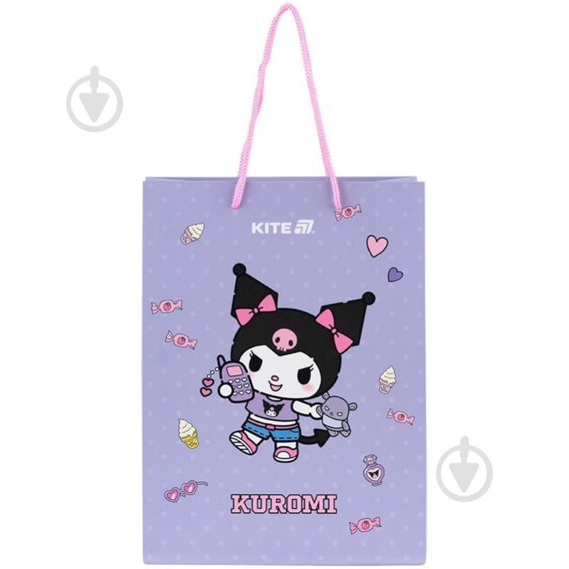 Пакет подарочный 18х24 см Kuromi-2 KITE - фото 1 Пакет подарочный 18х24 см Kuromi-2 KITE - фото 1